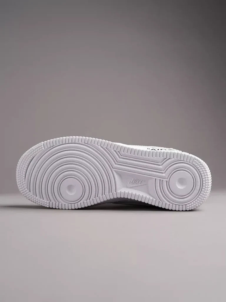 Louis Vuitton x Nike Air Force 1 Frost White Luxe Edition (Custom)