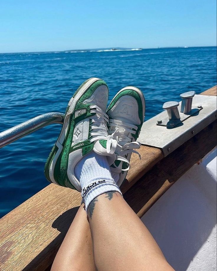 LV Trainer Sneaker ‘Monogram Green Denim’