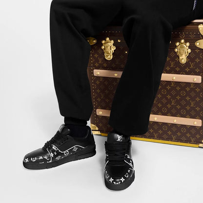LV Trainer Sneaker  Monogram Black White
