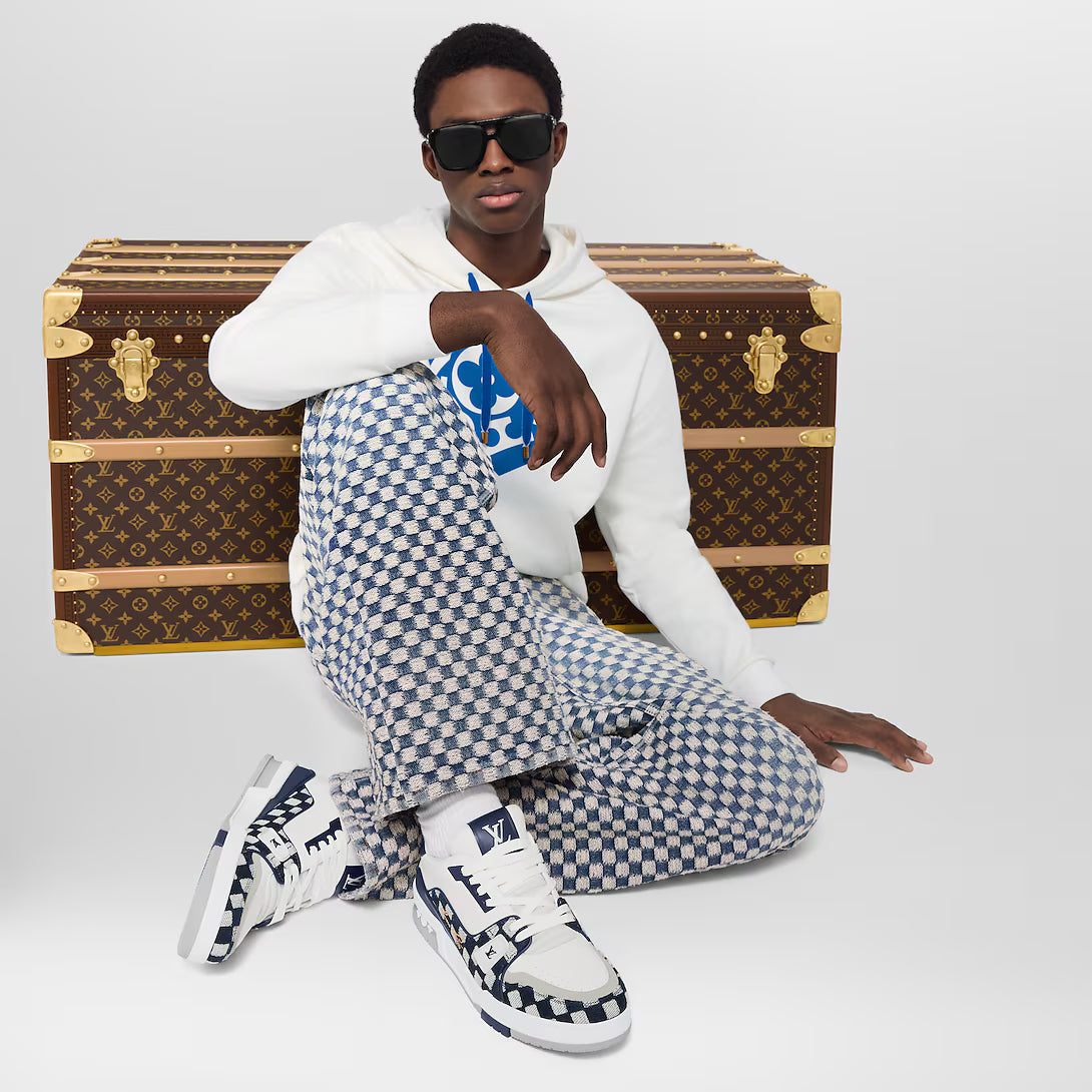 LV Trainer  Sneaker ‘White-Blue ’