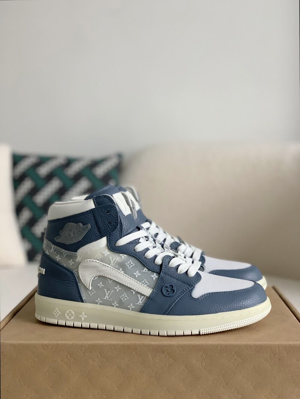 Nike Air Jordan 1 x LV – Slate Blue Edition