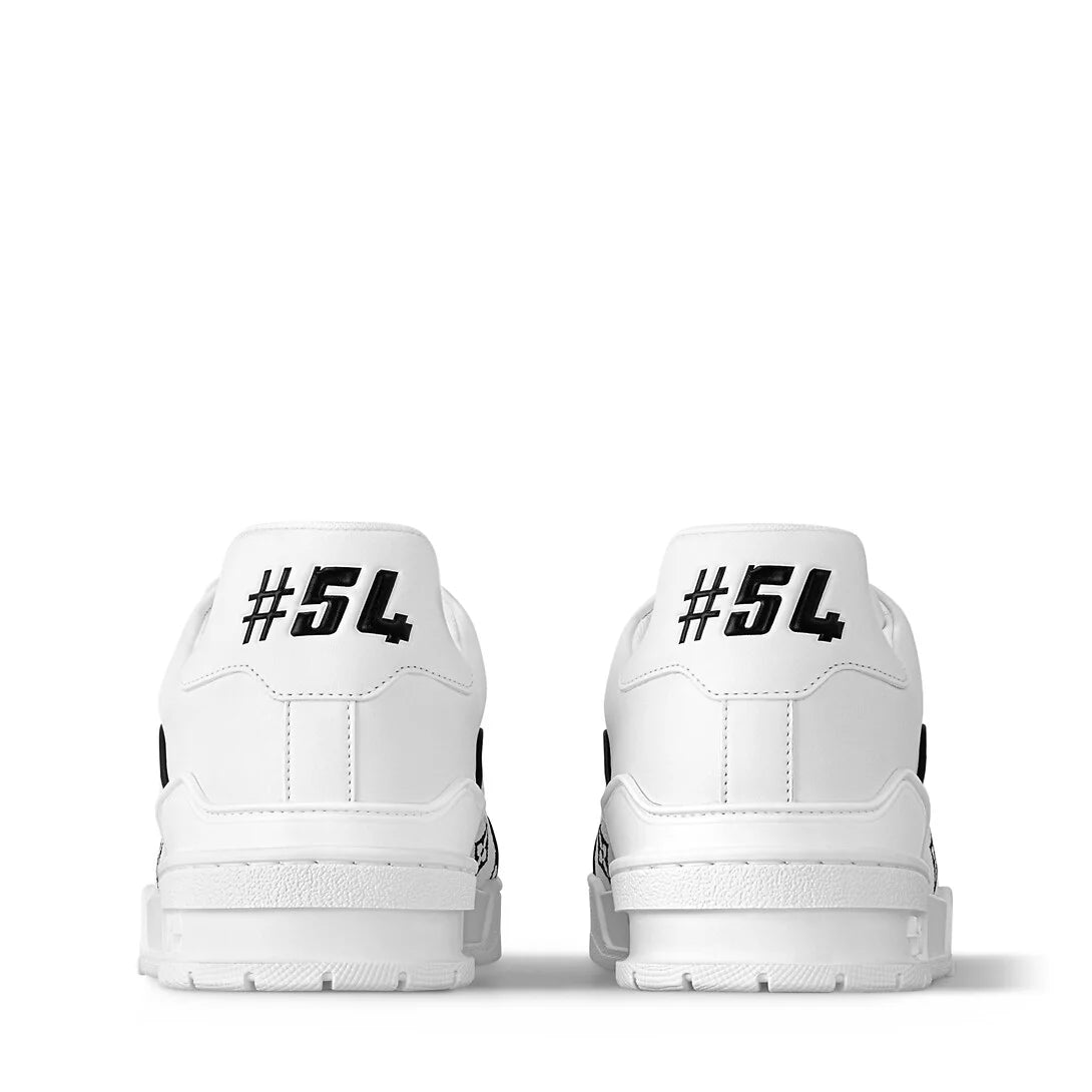 LV Trainer Sneaker   Monogram White Black
