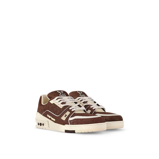 Louis Vuitton x Tyler the Creator LV Trainer “Mocha” sneakers