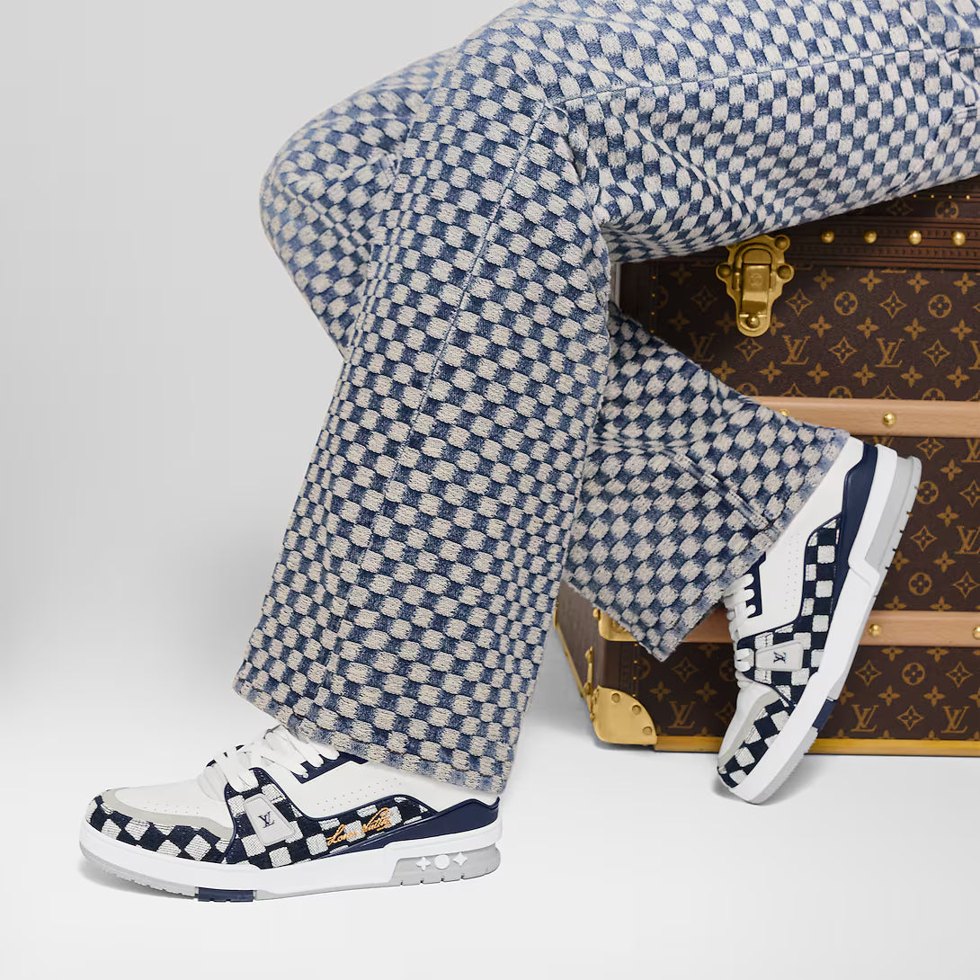 LV Trainer  Sneaker ‘White-Blue ’