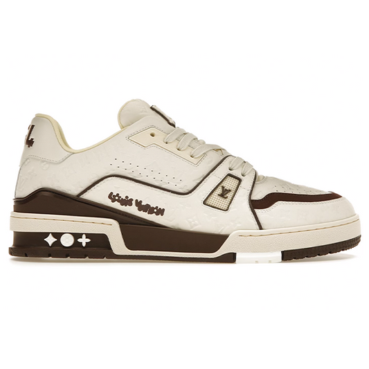 LV x Tyler the Creator LV Trainer “White – Mocha” sneakers
