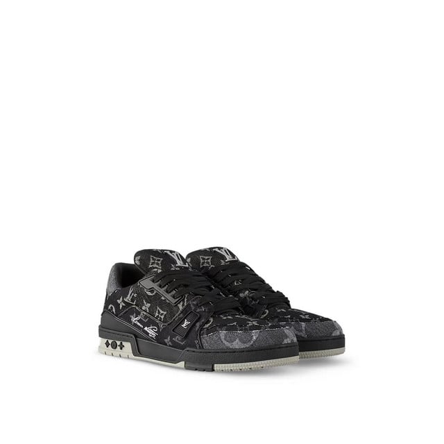 LV Sports Shoes Denim “Black”