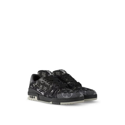 LV Sports Shoes Denim “Black”