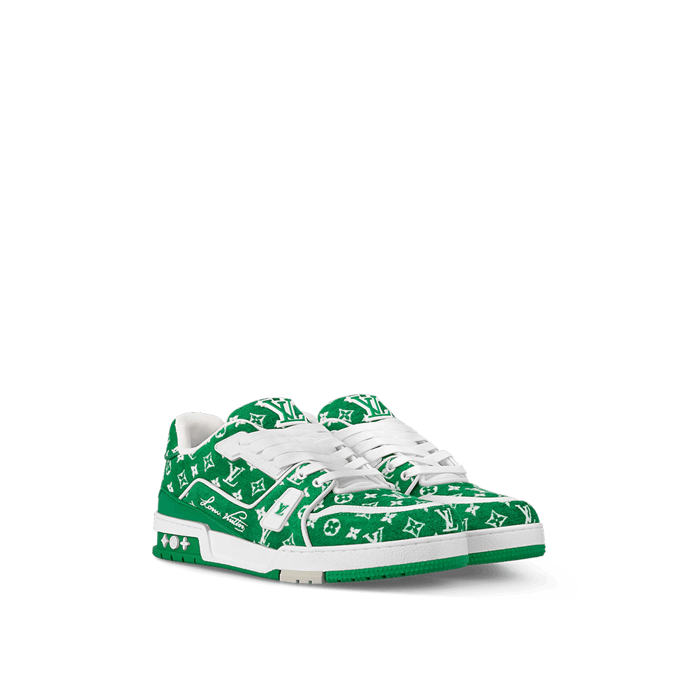 LV Trainer Sneaker  ‘Green Monogram’