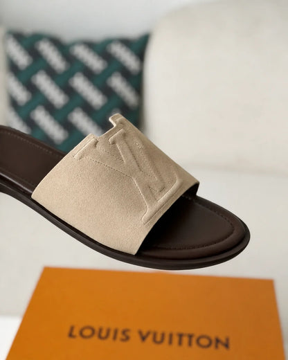 LV Portofino Mule Beige