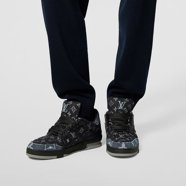 LV Sports Shoes Denim “Black”