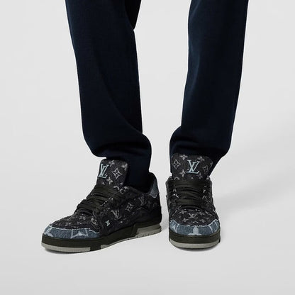LV Sports Shoes Denim “Black”