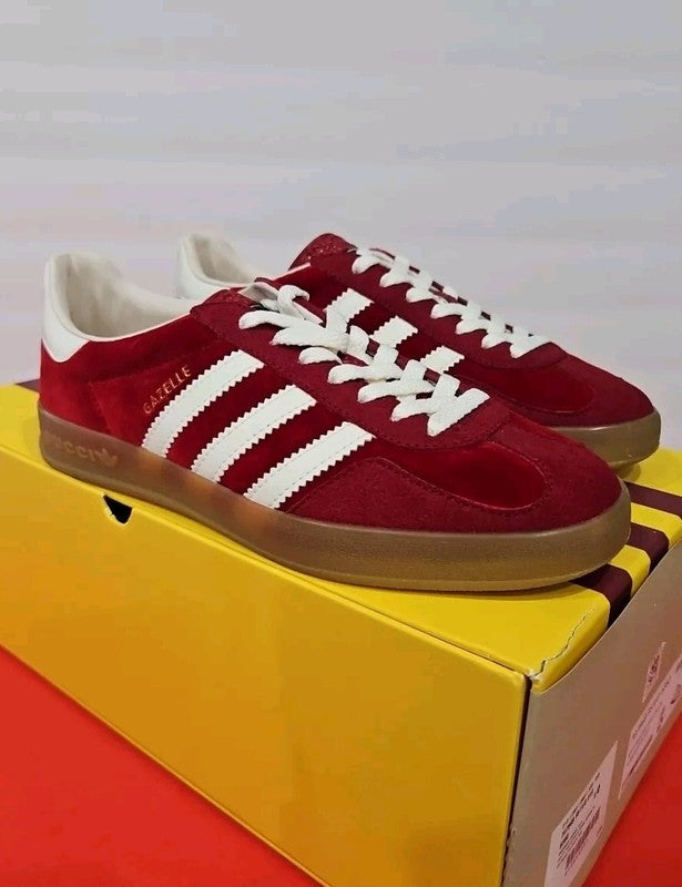 Adidas x Gucci Gazelle ‘Red Velvet'
