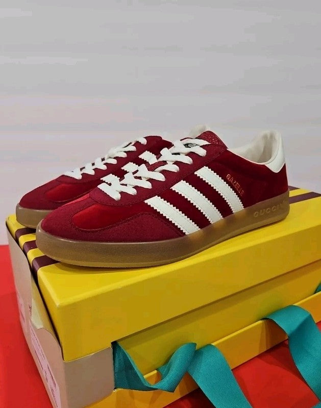 Adidas x Gucci Gazelle ‘Red Velvet'
