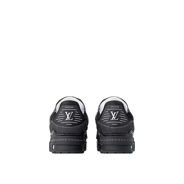 LV Trainer Sneaker  Denim Black & White