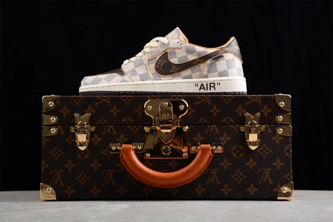 Nike Air Jordan 1 x LV Low Custom by The Shoe Surgeon