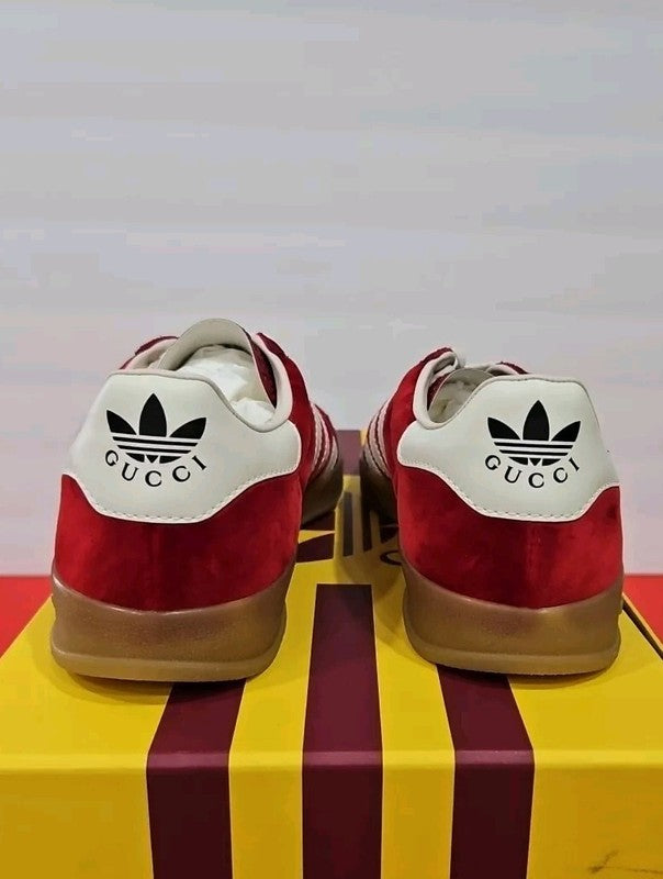 Adidas x Gucci Gazelle ‘Red Velvet'