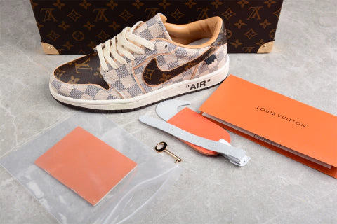 Nike Air Jordan 1 x LV Low Custom by The Shoe Surgeon