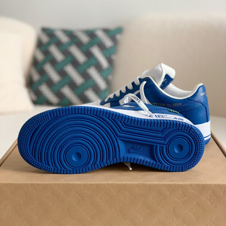 Louis Vuitton x Nike Air Force 1 Low 'By Virgil Abloh White/Blue’