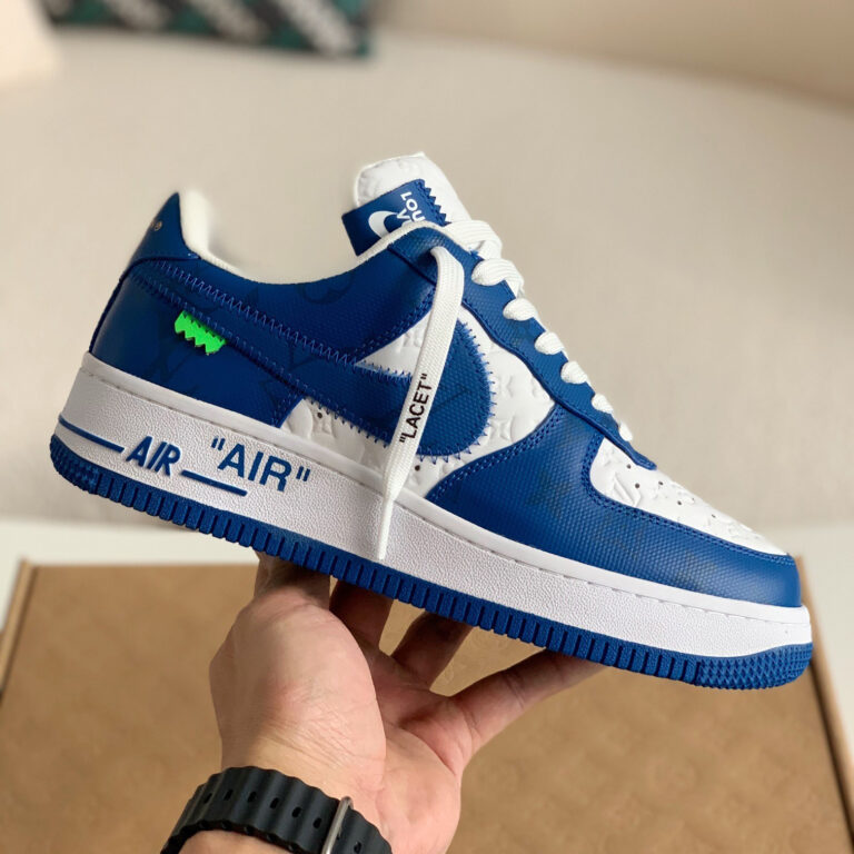Louis Vuitton x Nike Air Force 1 Low 'By Virgil Abloh White/Blue’