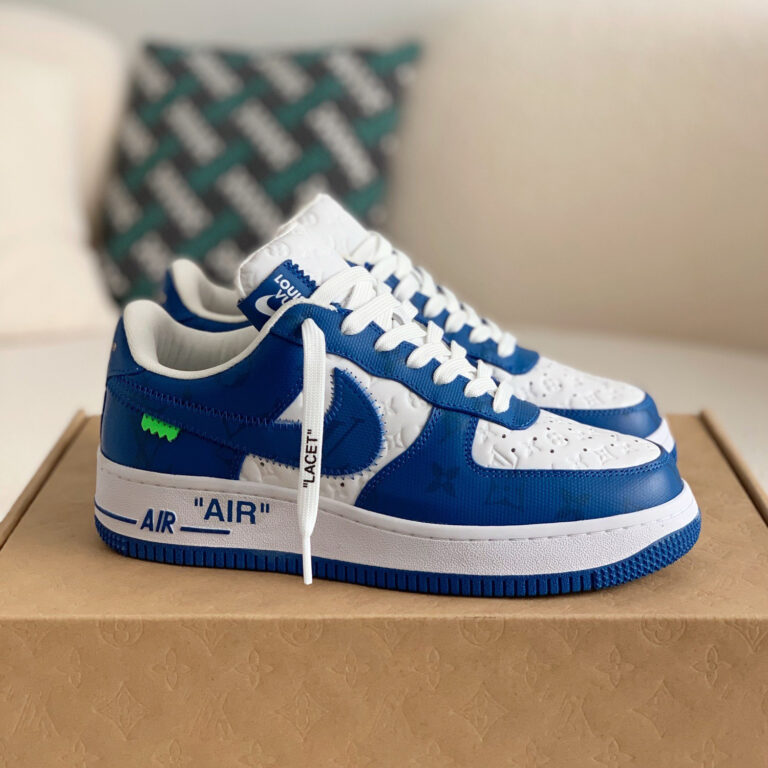Louis Vuitton x Nike Air Force 1 Low 'By Virgil Abloh White/Blue’