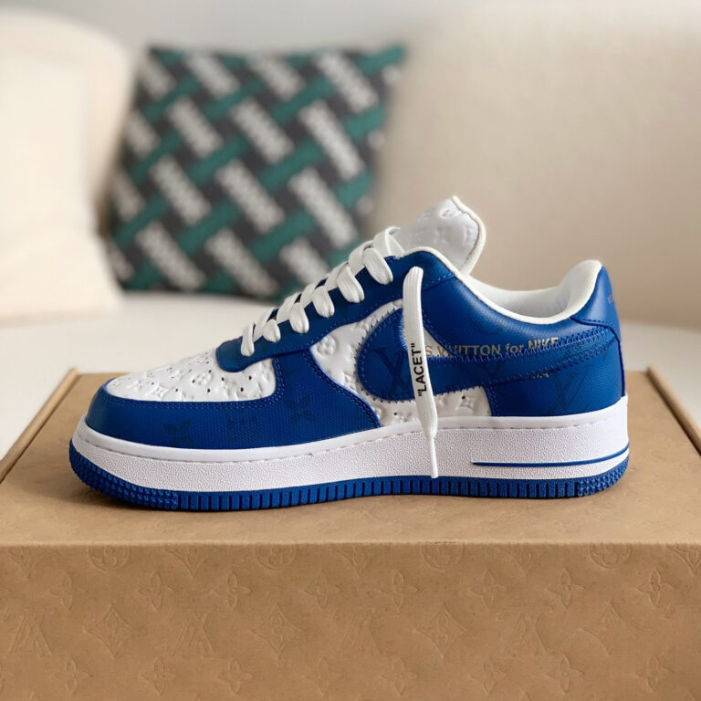Louis Vuitton x Nike Air Force 1 Low 'By Virgil Abloh White/Blue’