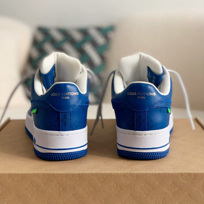 Louis Vuitton x Nike Air Force 1 Low 'By Virgil Abloh White/Blue’