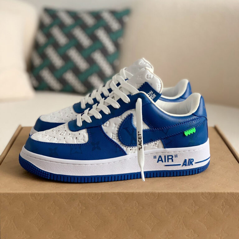 Louis Vuitton x Nike Air Force 1 Low 'By Virgil Abloh White/Blue’