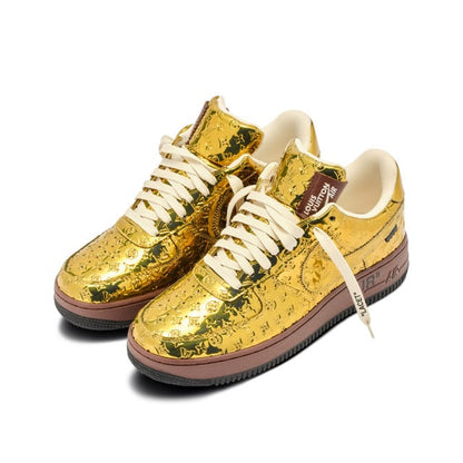 LV x Nike Air Force 1 ‘Gold’