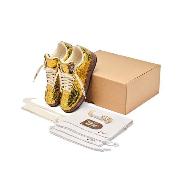 LV x Nike Air Force 1 ‘Gold’