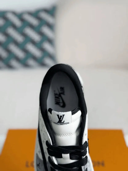 LV x Air Jordan 1 OG SP Travis Scott x Fragment Grey Black Sneaker