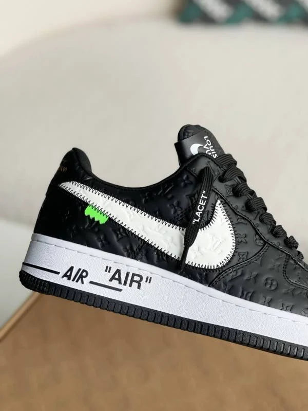 Air Force 1 x Louis Vuitton 07 Low ‘By Virgil Abloh Black/White’ Best Quality