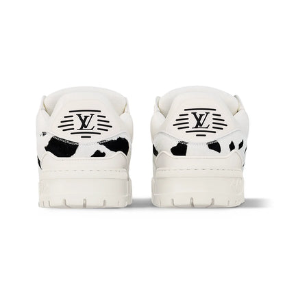 LV Trainer Maxi White Black Animal Print
