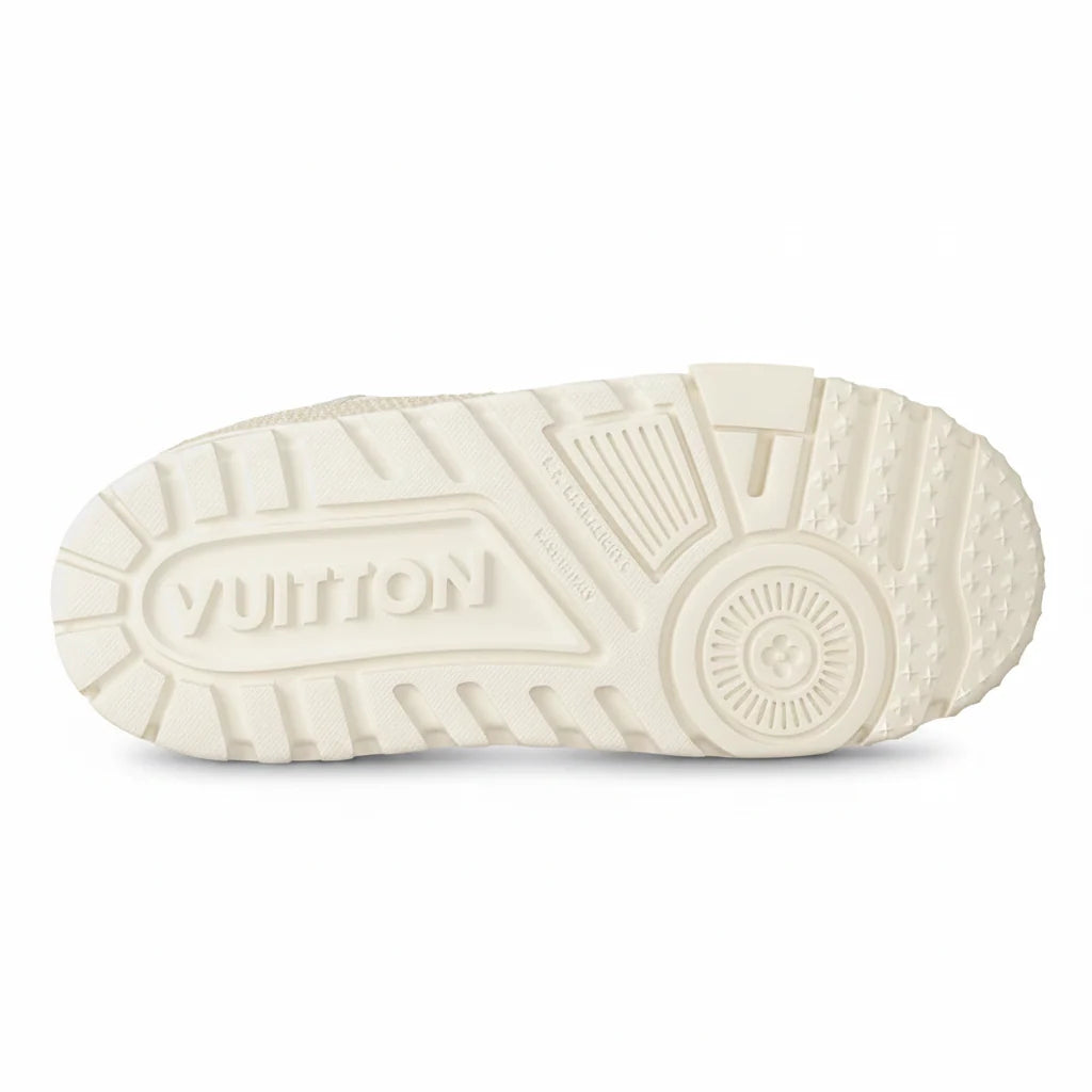 LV Maxi Trainers with Swarovski Crystals White