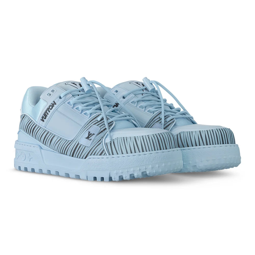 Louis Vuitton x Park Seo-Bo - LV Maxi Trainer Calf Leather Blue