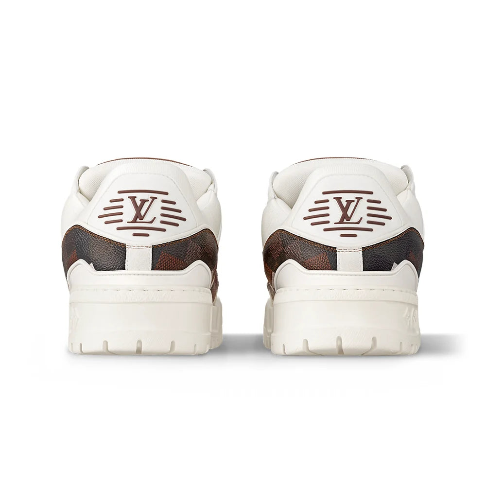 Louis Vuitton - LV Maxi Trainer Damoflage-Printed Calf Leather White / Brown