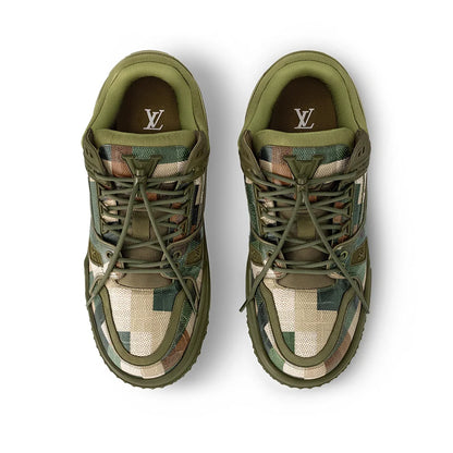 Louis Vuitton - LV Trainer Maxi Leather with Damoflage Khaki Green