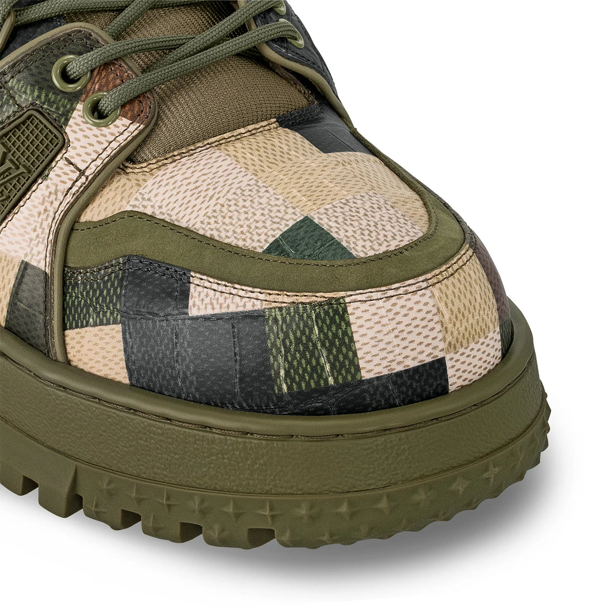 Louis Vuitton - LV Trainer Maxi Leather with Damoflage Khaki Green