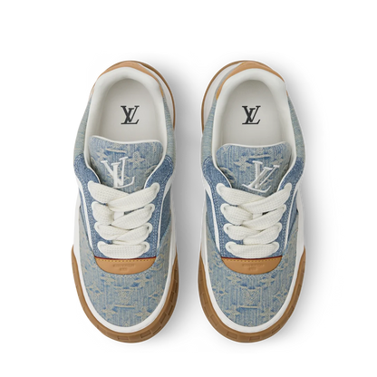 LV Tilted Sneaker Blue Denim
