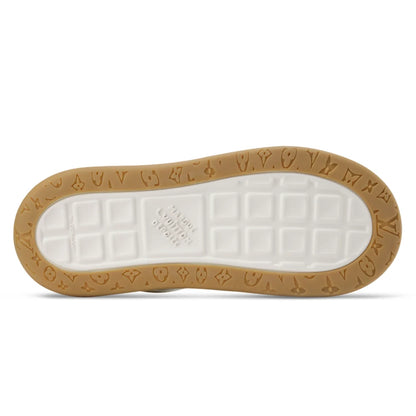 LV Tilted Sneaker Beige Denim