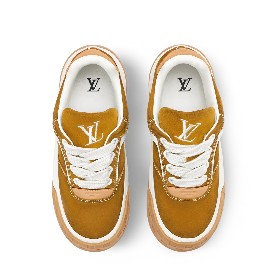 LV Tilted Sneaker Cognac Brown
