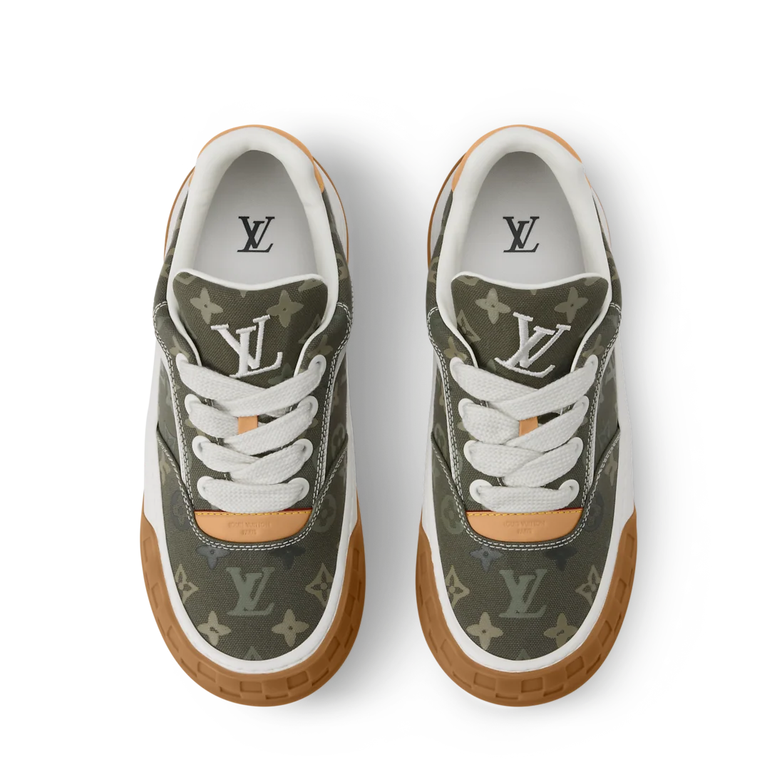 LV Tilted Sneaker Khaki Green