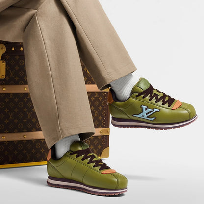 LV Buttersoft Sneaker Dark Khaki Green