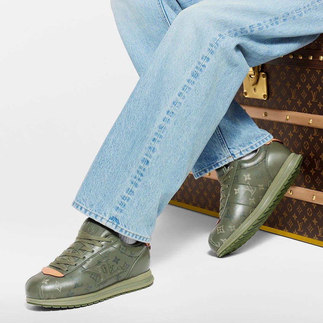 LV Buttersoft Sneaker Khaki Green