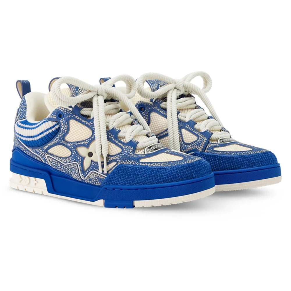 Skate Sneaker Navy Blue Crystal