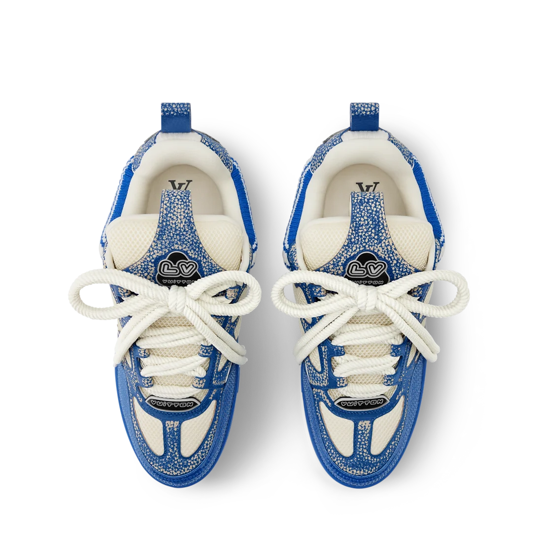 Skate Sneaker Navy Blue Crystal