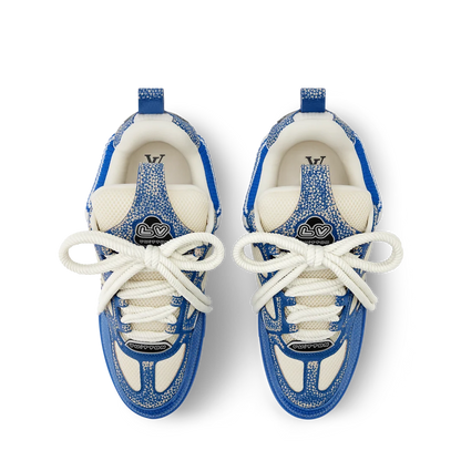 Skate Sneaker Navy Blue Crystal