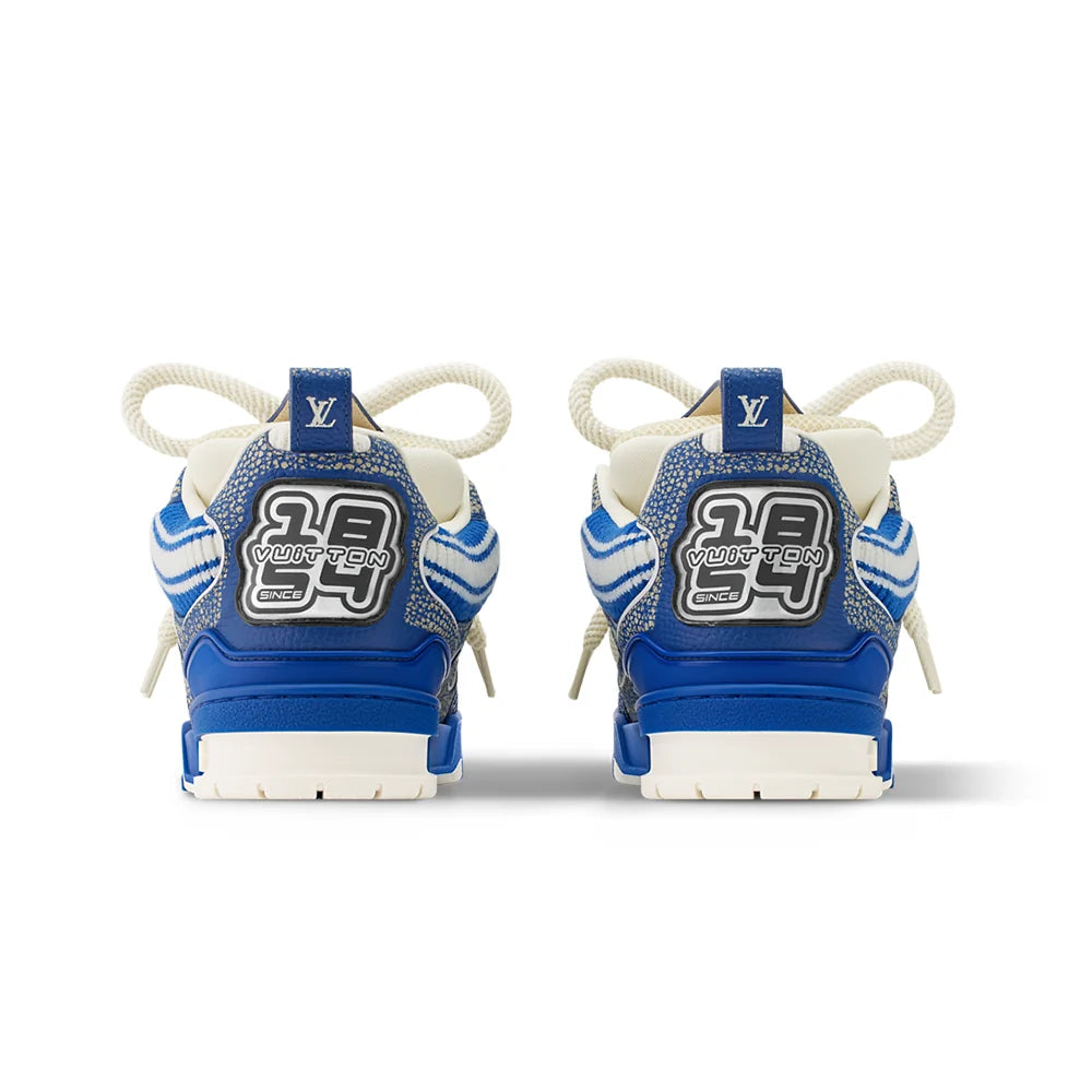 Skate Sneaker Navy Blue Crystal