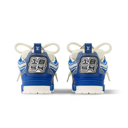 Skate Sneaker Navy Blue Crystal