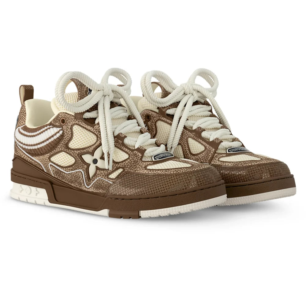 Skate Sneaker Brown Crystal