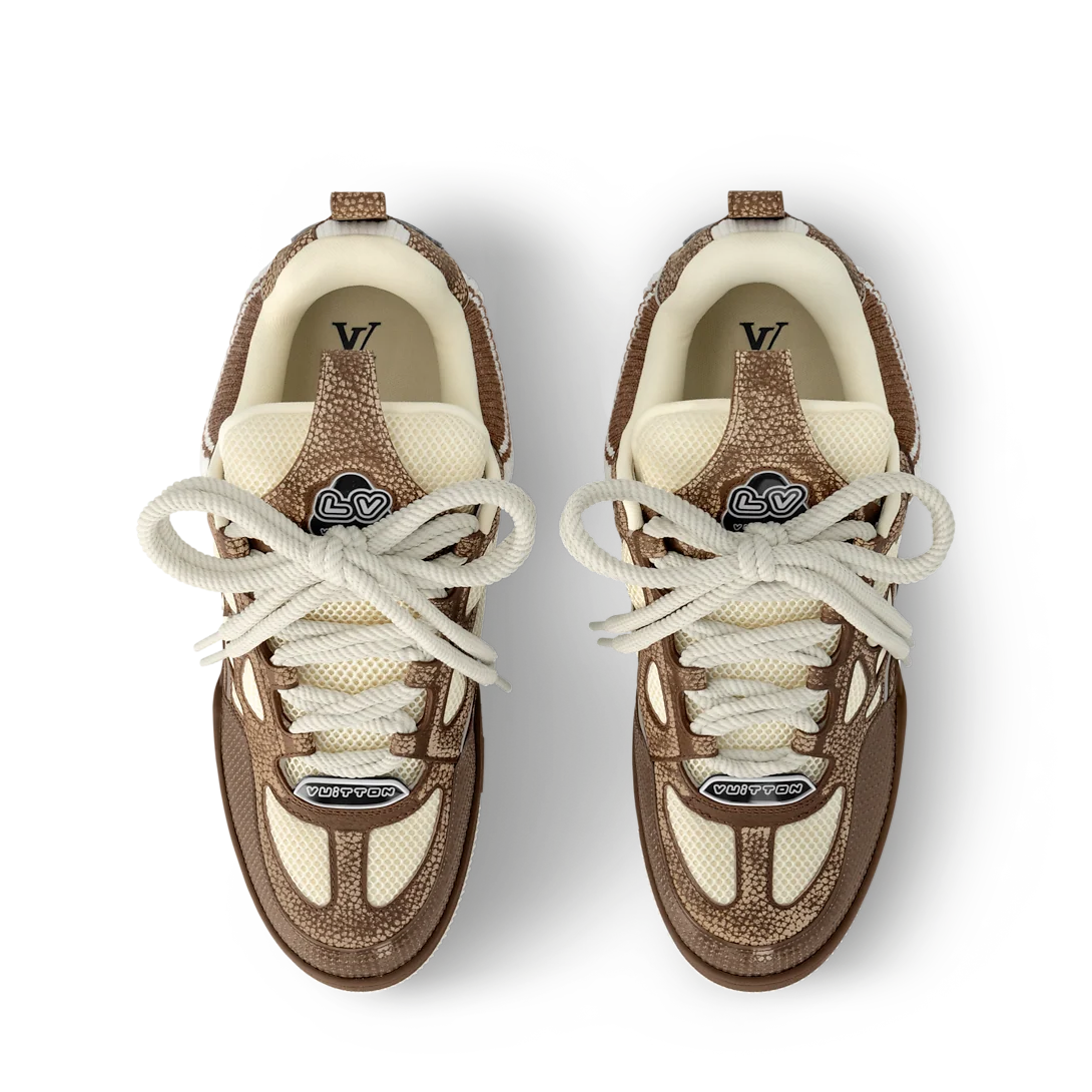 Skate Sneaker Brown Crystal